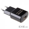 Зарядний пристрій Grand-X CH-550BM QC3.0 22.5W + cable USB to Micro 5P 1.0m black