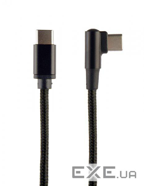 Дата кабель USB-C to USB-C 0,2m angle Cablexpert (CC-USB2-CMCML-0.2M)