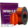 Пластик (Filament) WINKLE PETG CRYSTAL 1кг, 1.75мм, бурштиновий оранж (PET01000175NARAMBWNK)