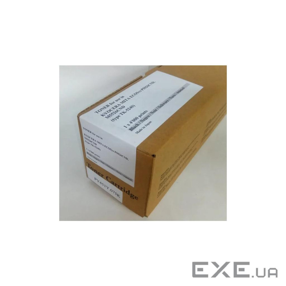 Тонер-картридж Tomoegawa KYOCERA TK-5240K P5026/M5526 Black + chip (P5026/M5526) (PY451Y.075K)