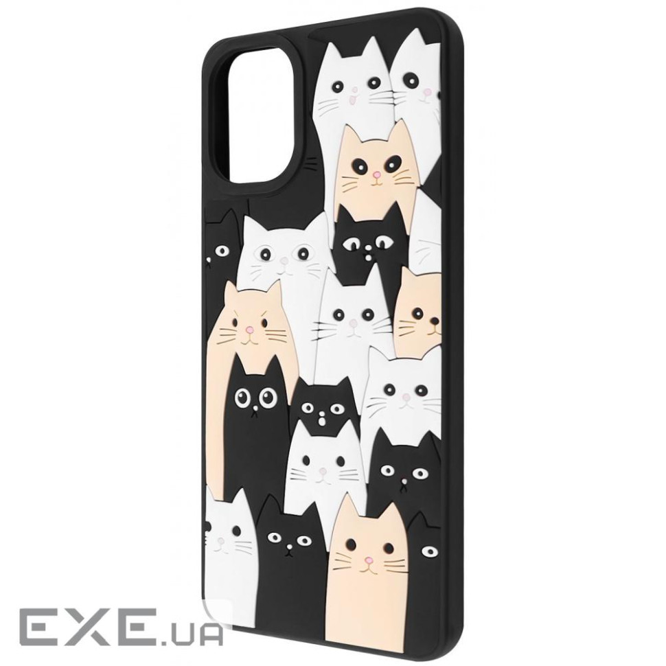 Чехол WAVE Doodle Case Samsung Galaxy A06 cats (63496 cats)