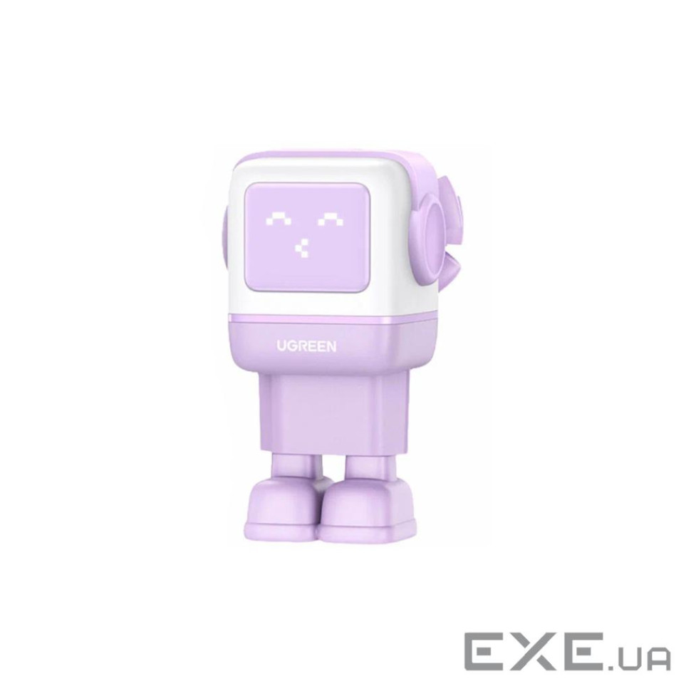 Зарядний пристрій Ugreen CD361 Robot tech Fast Charger 3xUSB 2xUSB-C + USB-A PD65W GaN Purple (35291)