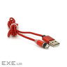 Магнітний кабель PiPo USB 2.0-Micro USB 1.0м Red (18164)