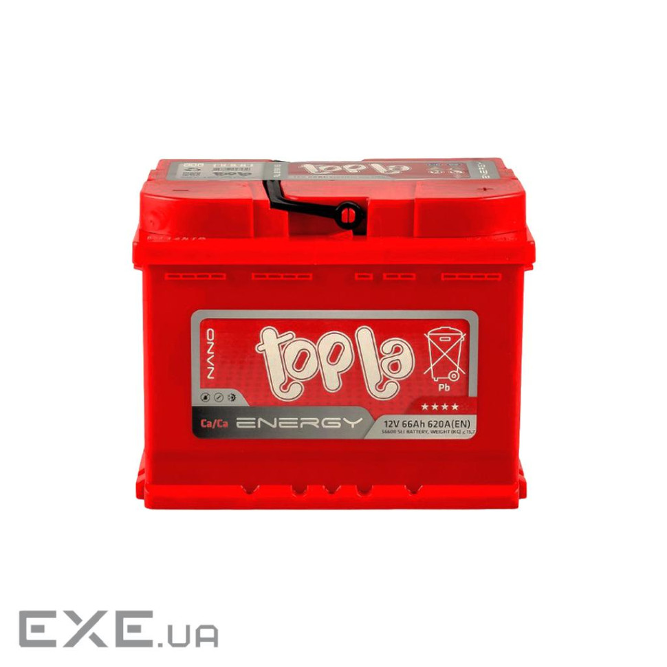 Акумулятор автомобільний Topla 66 Ah/12V Energy Euro (108 066)