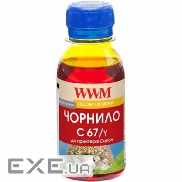 Чорнило WWM Canon PFI-107 100г Yellow PFI-107Y (C67/Y-2)