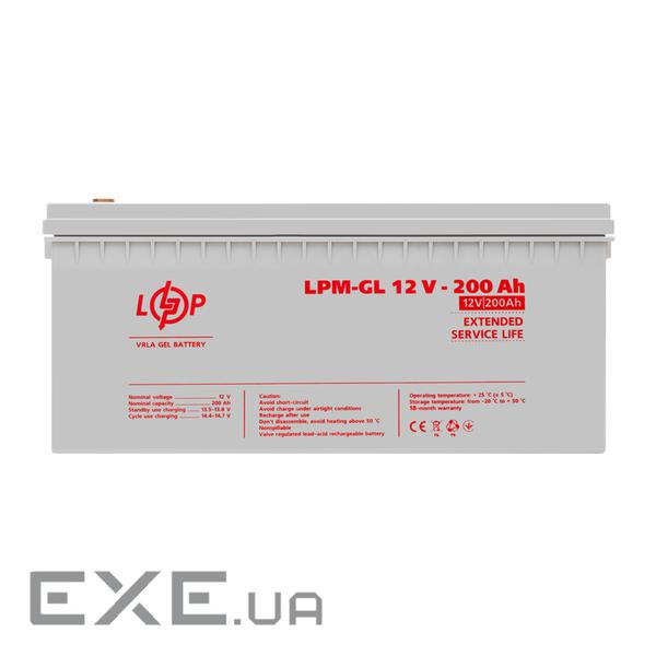Акумуляторна батарея LOGICPOWER LP-GL 12 - 200 AH (12В, 200Ач) (4156)