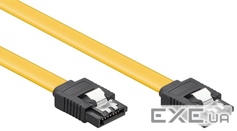 Кабель накопичувача Gutbay SATA 7p M/M 0.3m, прямий 6Gbps L-Type Latch (78.01.2939-1)