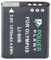 Акумулятор до фото / відео PowerPlant Olympus Li-90B (DV00DV1307)