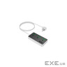 Мережевий фільтр HOCO AC7A на 3 розетки + 3 USB+USB-C, 17W, 220В, кабель 1,5м, Black / Wh (AC7A / B) , Black / Wh (AC7A