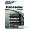 Батарейка Panasonic AA EVERYDAY POWER * 4 (LR6REE/4BP) (LR6REE/4BR)