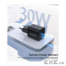 Мережевий зарядний пристрій Choetech PD5012-EU-BK, USB-A/USB-С