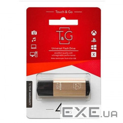 Флеш-накопичувач T&G USB 4GB 121 Vega Series Gold (TG121-4GBGD)