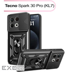 Чохол до мобільного телефона BeCover Military Tecno Spark 30 Pro (KL7) Black (713542)