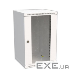 Шкаф настенный 10 4U 300х260 мм., серый (RSH-04-30/26-B)