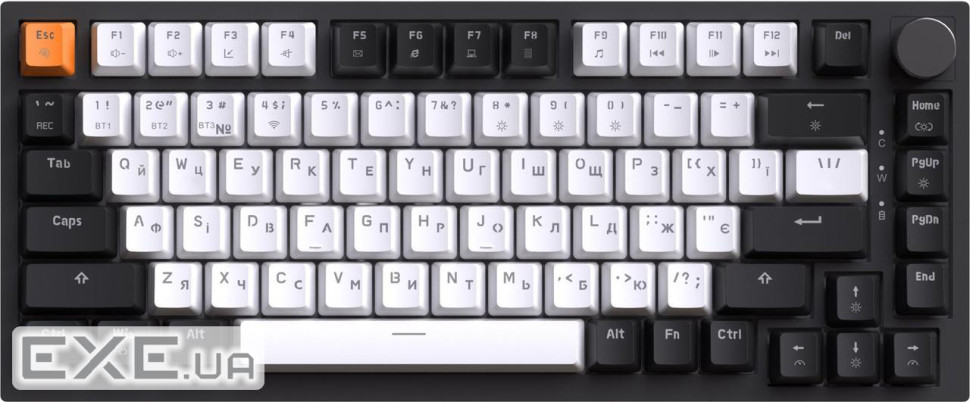 Бездротова механічна клавіатура GamePro MK160 QLAB Sakura Switch Black (MK160-B-QS-PRO)