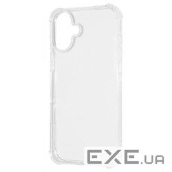 Чехол WXD силікон 0.8 mm HQ iPhone 16 transparent (59446 transparent) 0.8 mm HQ iPhone 16 transparent (59446 transparent
