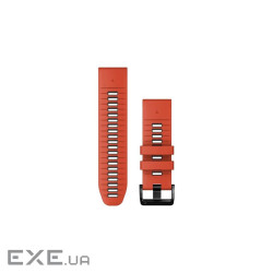 Ремінець до смарт-годинника Garmin epixPRO (g2), 20mm QuickFit Fl Red/Grpht Silicone (010-13279-04)