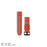 Ремінець до смарт-годинника Garmin epixPRO (g2), 20mm QuickFit Fl Red/Grpht Silicone (010-13279-04)
