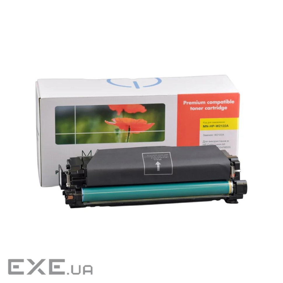 Картридж Makkon HP W2122A (212A) для CLJ M554/M555/M578 yellow (MN-HP-W2122A)