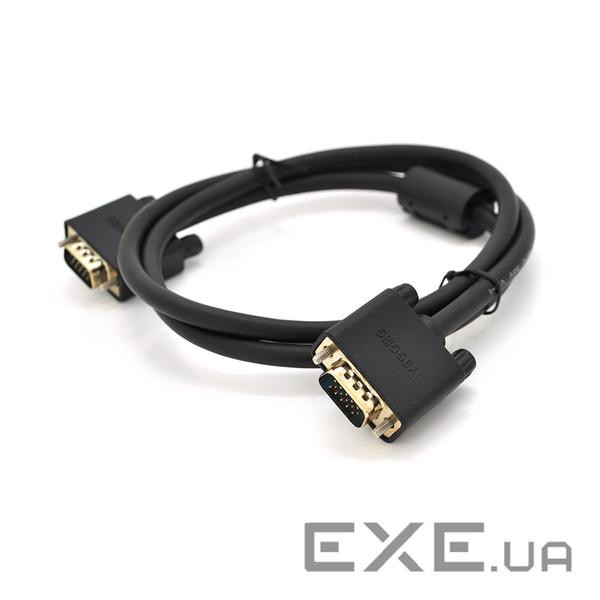 Кабель VEGGIEG VGA 1м Black (YT-VGA(M) (M)3+6VG-1) (YT-VGA(M)/(M)3+6VG-1)