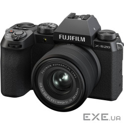 Цифровий фотоапарат Fujifilm X-S20+ XC 15-45mm F3.5-5.6 Kit Black (16939588)