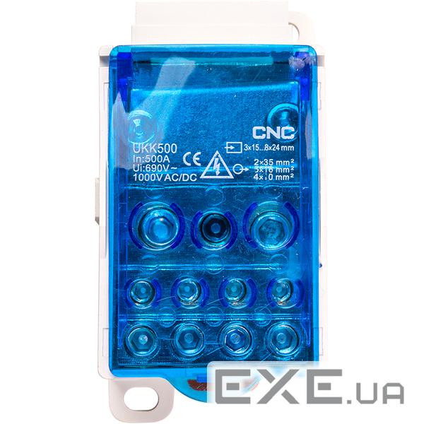 Розподільчий блок CNC FTUKK500 500A, на DIN-рейку (NV821815) (NV821815)