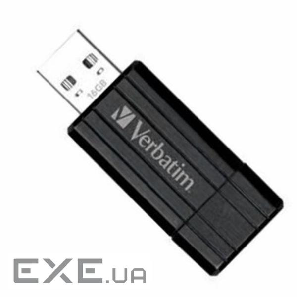 49064 Verbatim Flash Memory USB 2.0 32GBUSB-накопитель Store "n" Go PinStripe,(черный) с выд