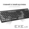 Клавіатура OfficePro SK985B Wireless/Bluetooth Black