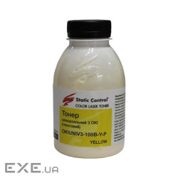 Тонер OKI Universal Okidata 3 Glossy 100г yellow Static Control (OKIUNIV3-100B-Y-P)