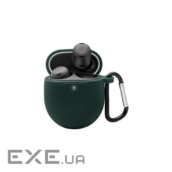 Чохол для навушників BeCover Silicon для Google Pixel Buds Pro Dark Green (709589)