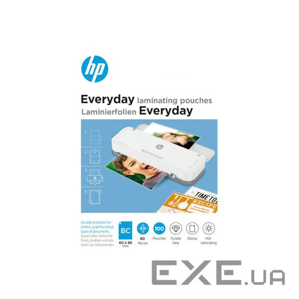 Плівка для ламінування HP Everyday Laminating Pouches, Business Card Size, 80 Mic, 60 x 9 (838143)