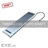 Хаб 2E USB-С USB-A 2.0/2xUSB-A 3.0/2xUSB-C PD/2xHDMI/VGA/jack3.5/microSD/SD/Ethernet, 0.1 (2E-W2703)