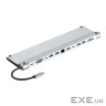 Хаб 2E USB-С USB-A 2.0/2xUSB-A 3.0/2xUSB-C PD/2xHDMI/VGA/jack3.5/microSD/SD/Ethernet, 0.1 (2E-W2703)