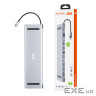 Хаб 2E USB-С USB-A 2.0/2xUSB-A 3.0/2xUSB-C PD/2xHDMI/VGA/jack3.5/microSD/SD/Ethernet, 0.1 (2E-W2703)