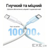 Дата кабель USB-C to USB-C 2.0m PD100W 5A braided L502 white Ugreen (35221)