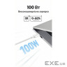 Дата кабель USB-C to USB-C 2.0m PD100W 5A braided L502 white Ugreen (35221)