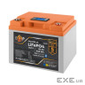 Акумулятор LP LiFePO4 12,8V - 50 Ah (640Wh) (BMS 40A/40А) пластик LCD Smart BT (24421)