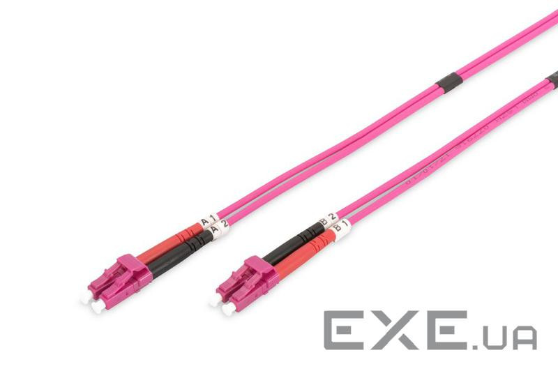 Оптичний патч-корд DIGITUS LC/ UPC-LC/ UPC,50/ 125 OM4,duplex,2m (DK-2533-02-4)
