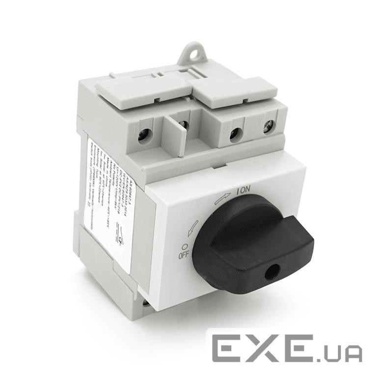 Поворотний вимикач зовнішнього монтажу HGN4-NL1-25, DC1000V, 25A, 4P, IP66, Grey (YT-HGN4-NL1-25) HGN4-NL1-25, DC1000V,