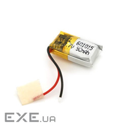 Літій-полімерний акумулятор 6*10*15mm (Li-ion 3.7В 60мА&middot,год) (601015) ) (601015)
