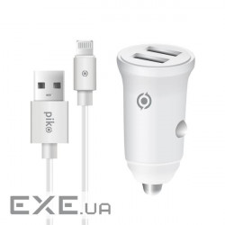 Зарядний пристрій Piko CC-312 (2USB3,1A) + Lightning cable (1283126538810)