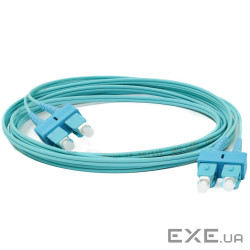 Патчкорд SC/UPC-SC/UPC MM (G50-OM3) 3м Duplex Slim (UPC-3SCSC(MM)D(ON)S)