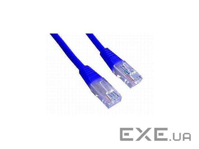 Патч корд Gembird PP12-3M/B, UTP, категория. 5E, литий, 50u" штекер с клямкою, 3 м, син