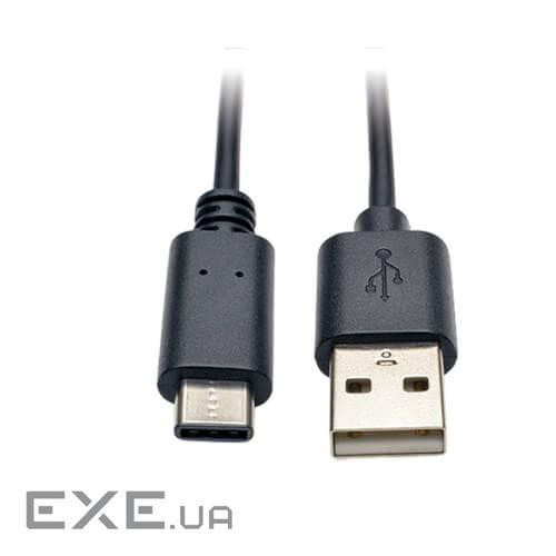 Кабель Tripp Lite USB 2.0 Cable, USB Type-A Male to USB Type-C (USB-C) Male, 3-ft. (U038-003)