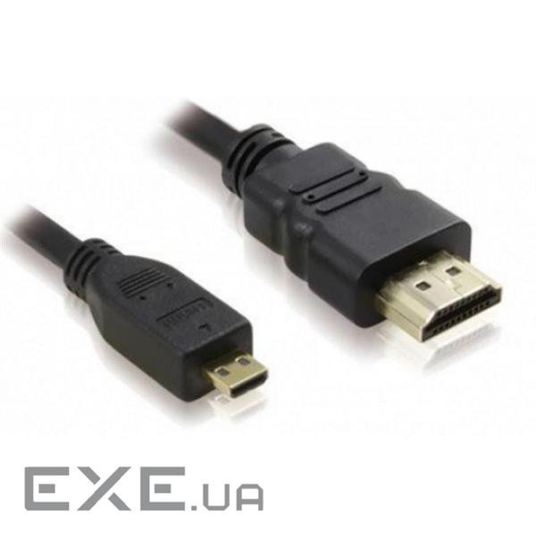 Кабель HDMI - micro HDMI 2 м Atcom Standard Black, v1.4a, пакет (22402)
