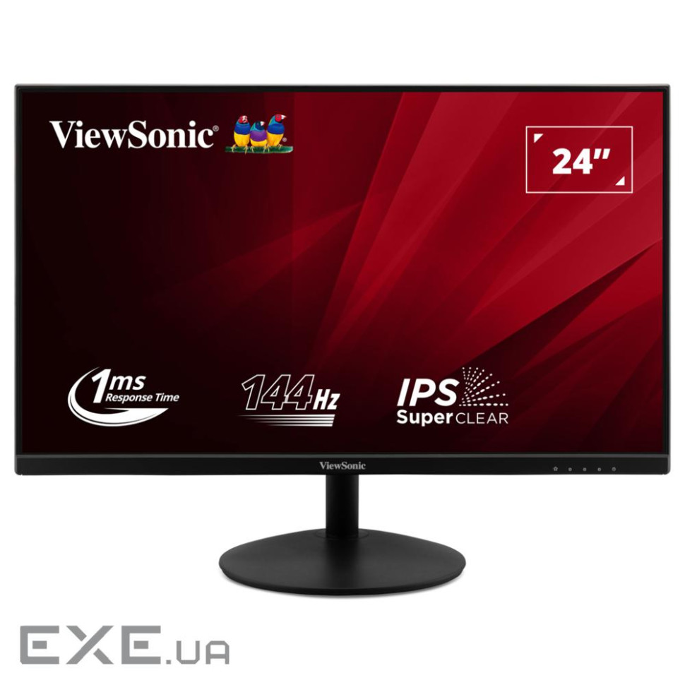 Монітор 24" 16:9 (23.8") 1920 x 1080 IPS , VGA and HDMI, 1ms 144Hz VIEWSONIC VA24E2-H