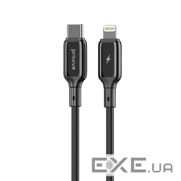 Кабель Proove Flex Metal Type-C to Lightning 27W (1m) black (CCFM27002101)
