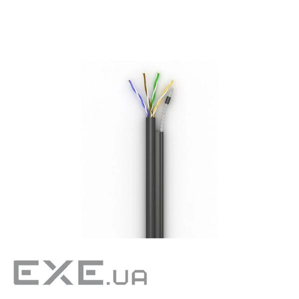 Кабель мережевий OK-Net UTP-cat.5E-SL, трос 4*0,5мм, outdoor, 5 (КППт-ВП (100) 4*2*0,49 / 500)