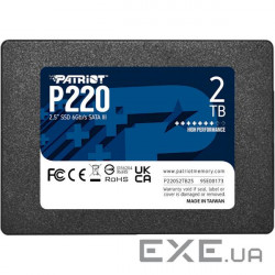 SSD PATRIOT P220 2TB 2.5" SATA (P220S2TB25)