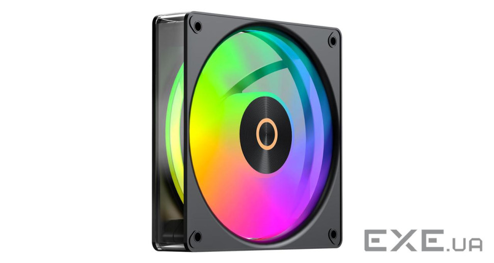 Корпусний вентилятор 120MM GAMMA F12 ELITE BK ARGB (GAMMA-F12-BK1AM00E-GL) OCYPUS